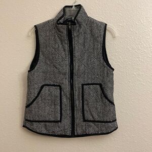 Honey Punch Herringbone Vest with Pockets Size Small